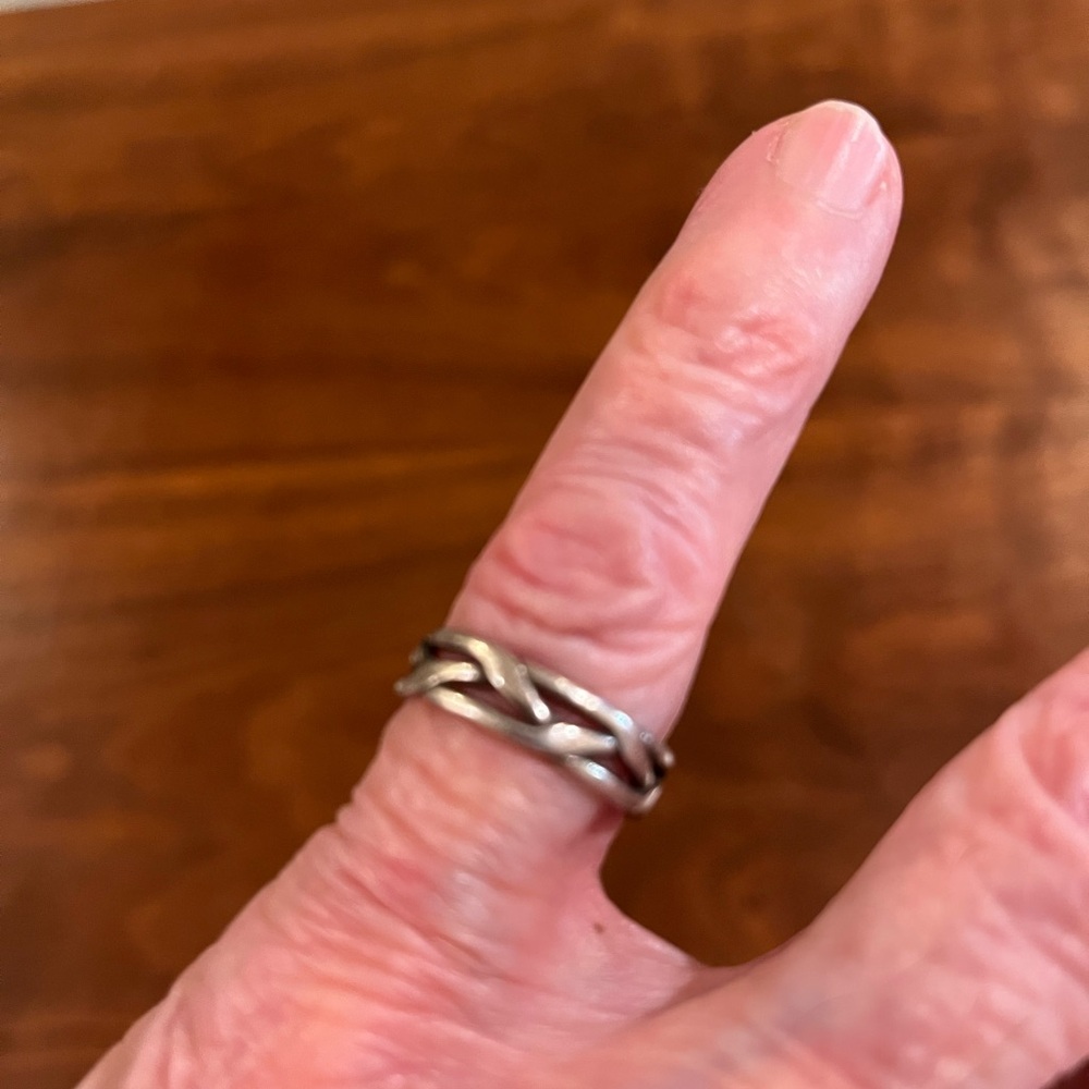 James Avery Silver 925 Wedding Band. Check edited size. - Picture 3 of 4